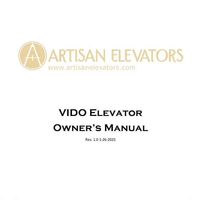 vido elevator owners manual
